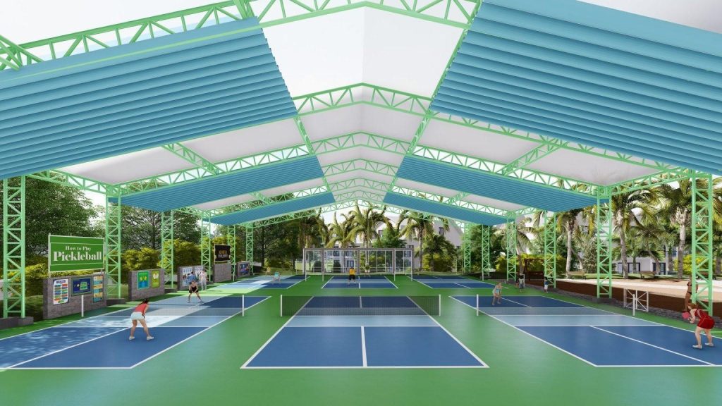 bạt che sân pickleball